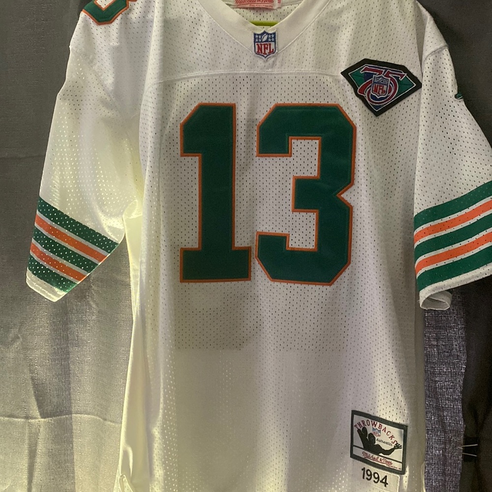 Dan Marino White Miami Dolphins 1994 Authentic Throwback Retired Player Jersey